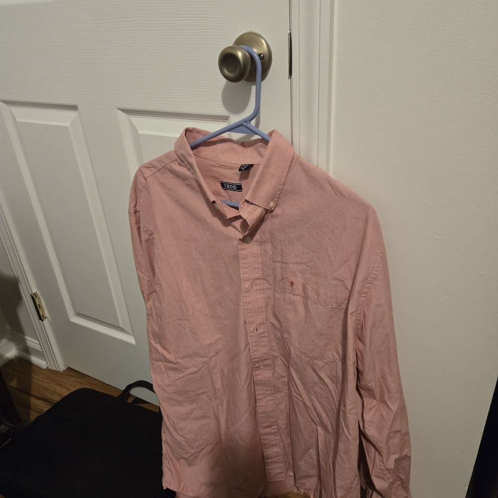 IZOD Pink Button-Down Shirt